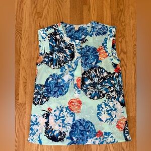 J. Crew Floral Sleeveless Top